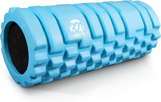30Cm Yoga Column Foam Fitness Muscle Training Pilates Sports Massage Foam Roller Grid Trigger Point Therapy Home Gym Exercise